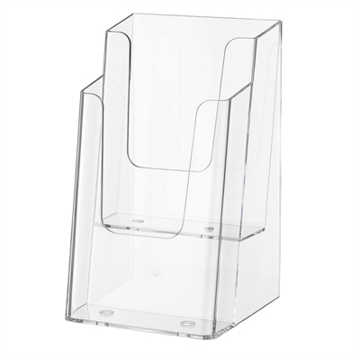 Akryl 2-roms brosjyreholder - A6 / M65