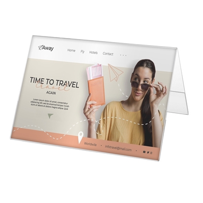 A-Stand Tverrformat Bordskilt