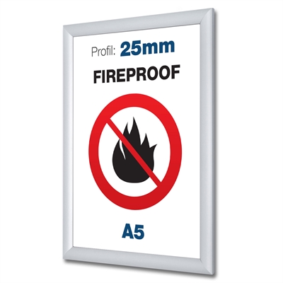 B1 Brannsikre klikkrammer med 25mm Profil - A5