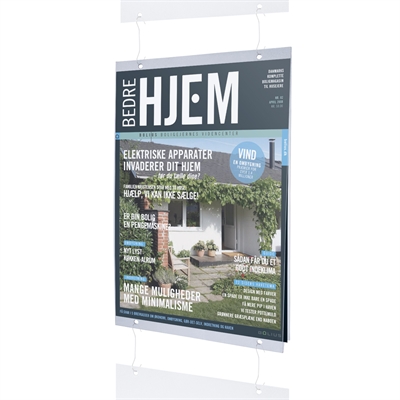 APET Plastlomme med 4 hull - A4