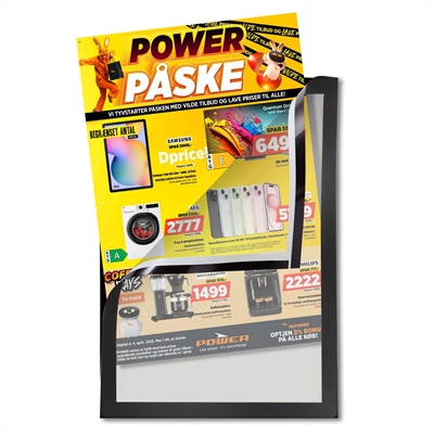 Avtakbar selvklebende Magnetramme - A3