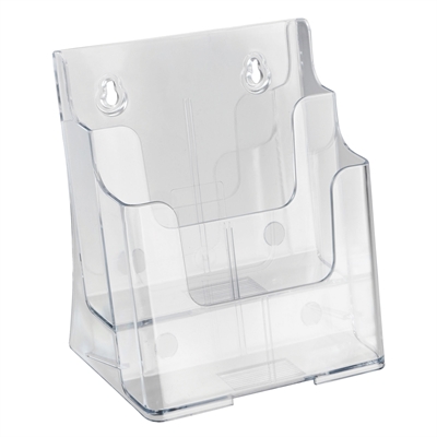 Akryl 2-roms brosjyreholder for bord / vegg - A5