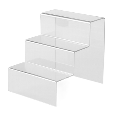 Akryl Display Trappe - 3 Trin - 220 x 270 x 240 mm