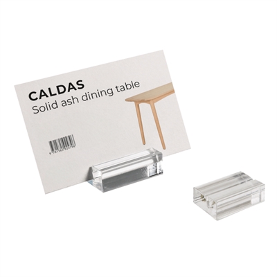 Akryl Prisskiltholder - 25 mm