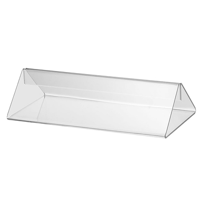 Akryl Skiltfot for bord - 21 cm 