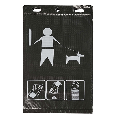 Hundeposer 1.000 stk - Sort HDPE