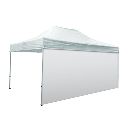 Reklametelt Sidevegg Hvit uten trykk - 450 cm