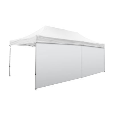 Reklametelt Sidevegg Hvit uten trykk - 600 cm