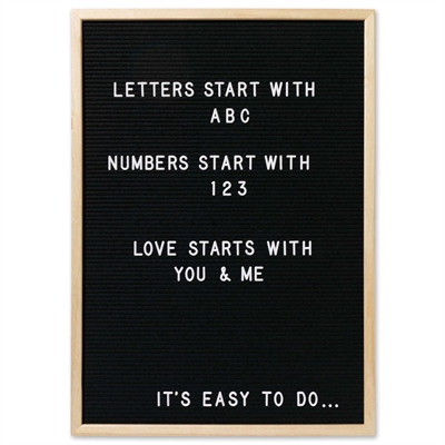 NAGA Bokstavtavle 50x70 cm