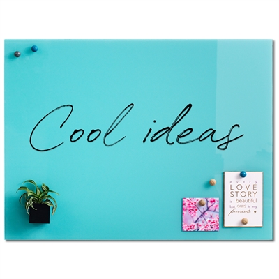 NAGA Magnetisk Lyseblå Glasstavle - 80x60 cm