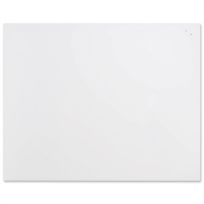 NAGA Pure White glasstavle - 120x90 cm