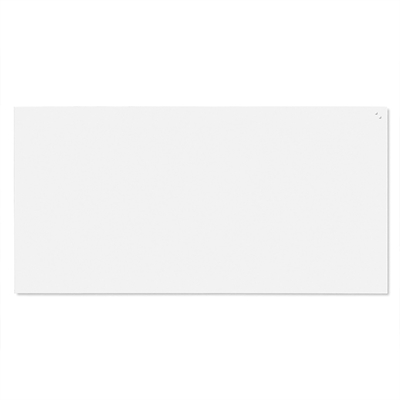 NAGA Pure White glasstavle - 200x100 cm