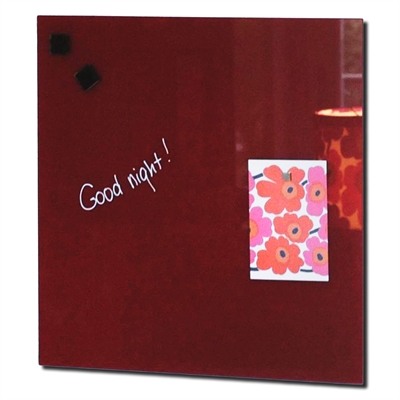 NAGA Magnetisk Rød Glasstavle - 45x45