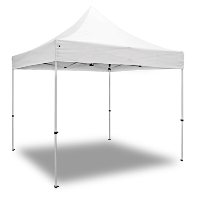 Hvitt Reklametelt uten trykk - 3x3 meter