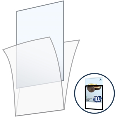 Plastlomme / frontplater for plastrammer