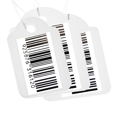 Prismærker med snor - Pakke med 1000 stk