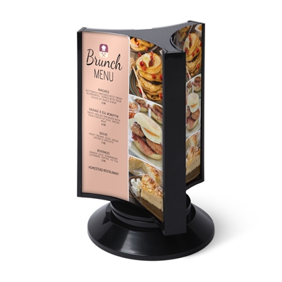 SPIN Tresidig Menykortholder - A4