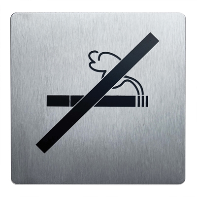 Røyking forbudt Piktogram - 90x90 mm