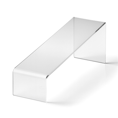 Skrå Akryl Display Bro - 220 x 70 x 45-90 mm