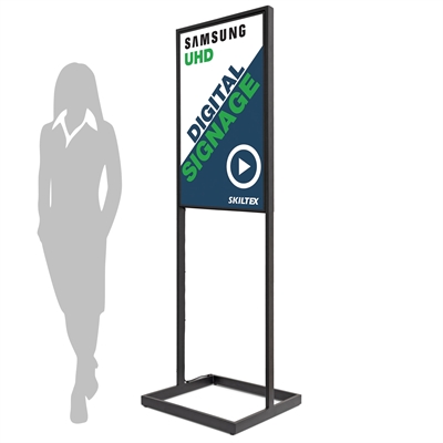 Sky Totem Digitalt Skilt med 43" Skjerm - Svart