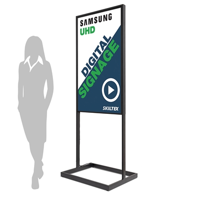 Sky Totem Digitalt Skilt med 55" Skjerm - Svart