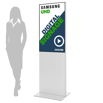 Smart-Line Totem Digitalskilt med 43" skjerm - Hvit