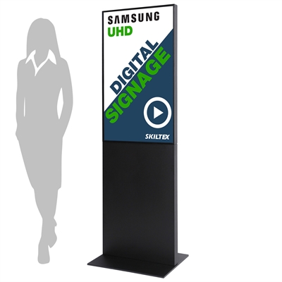 Smart-Line Totem Digital skilt med 43" skjerm - Svart