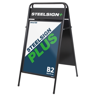 SteelSign PLUS Svart Gatebukk