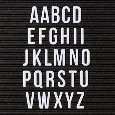 NAGA Stort bokstavsett for Bokstavtavler - 5 cm