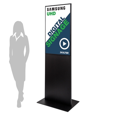 Stream-Line Totem Digital skilt med 43" skjerm - Svart