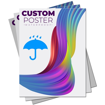 Vannfaste plakater for utendørs bruk inkl. Trykk 