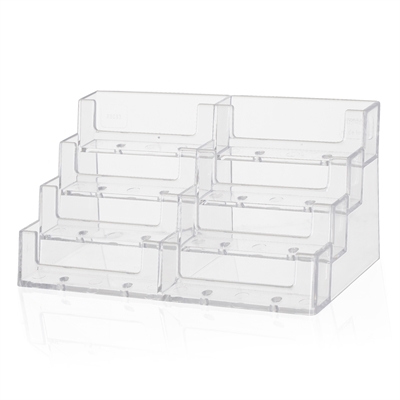 Visittkortholder m/ 8 rom horisontal