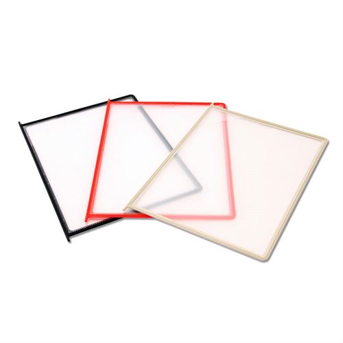 10 stk A4 dobbelsidige plastlommer til registersystemer.