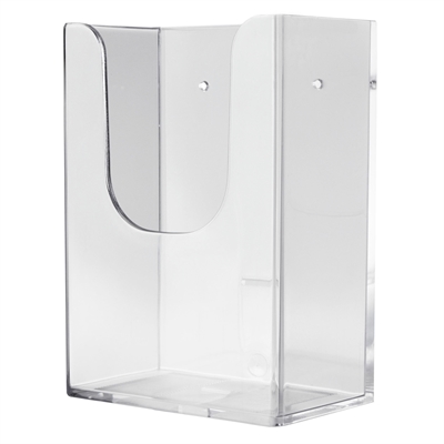 Akryl Brosjyreholder til vegg - Ekstra Dyp - A6 / M65