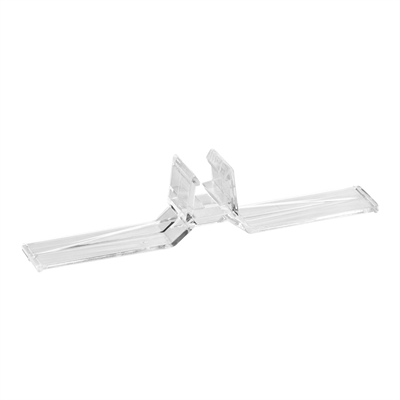 Transparent fot til Biz plastrammer - 90° vinkel