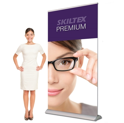 PREMIUM roll up banner - inkl. Trykk - 100 x 220 cm