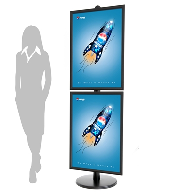 Svart ProStand 103 - Plakatstand - A1