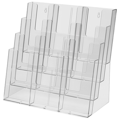 Taymar® Akryl 12-roms brosjyreholder - A6 / M65