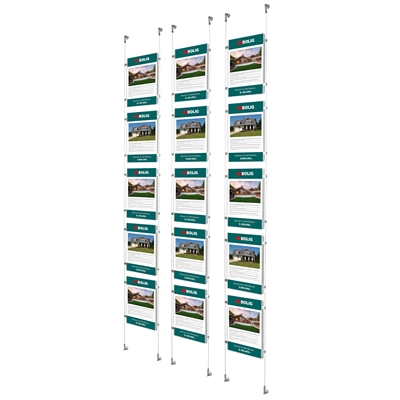 APPENDO® kabel vindusdisplay pakke - 5xA4 høyformat